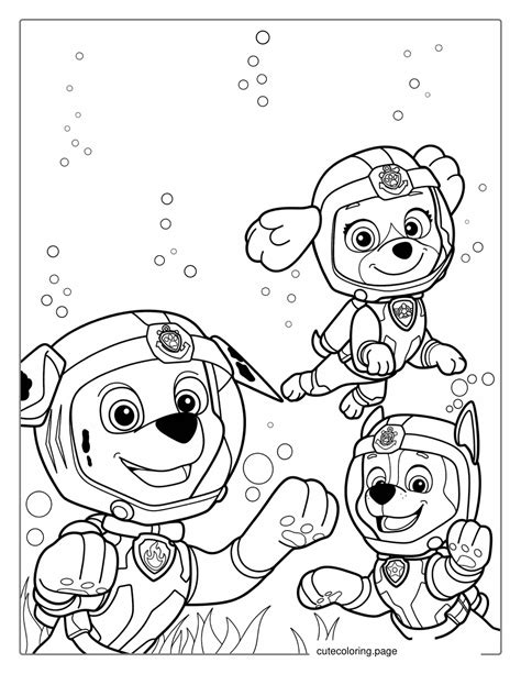 Diving Deep into Supercoloring Paw Patrol Pages