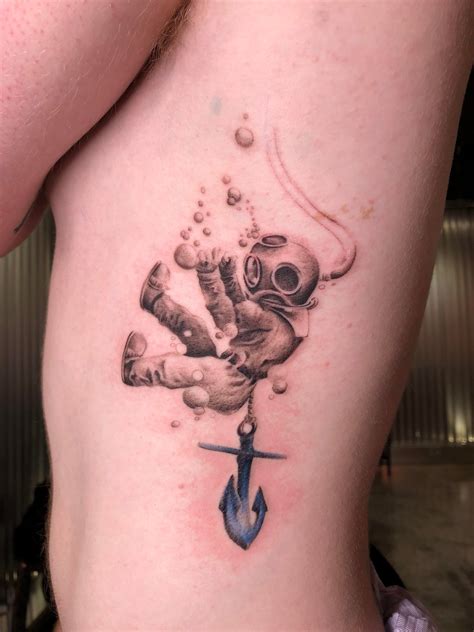 60 Diver Tattoo Designs For Men Underwater Ink Ideas