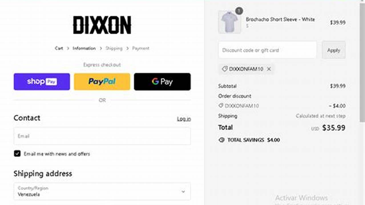 Dixxon Discount Code 2024
