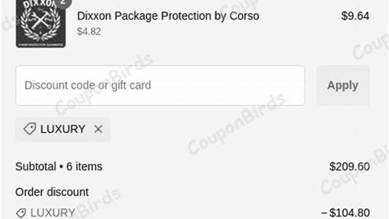 Dixxon Discount Code 2025