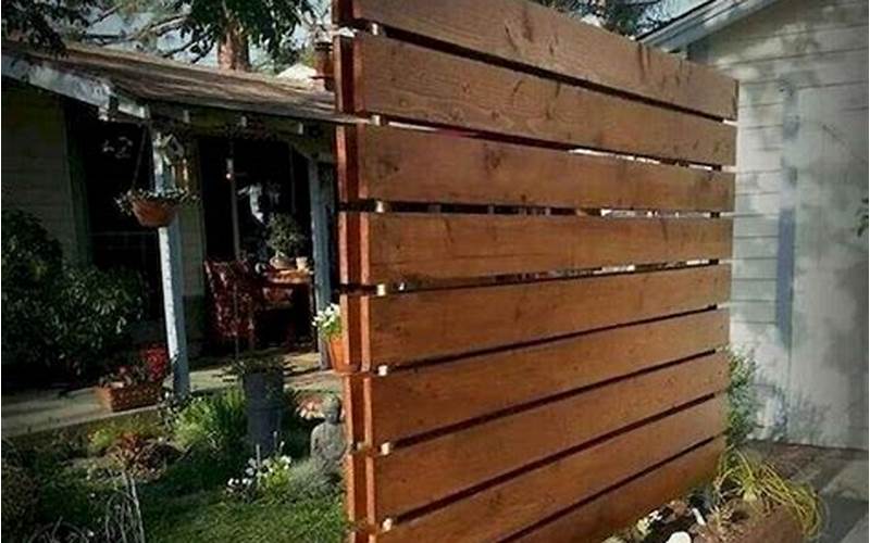 Diy Outdoor Privacy Fence: Create Your Own Outdoor Sanctuary
