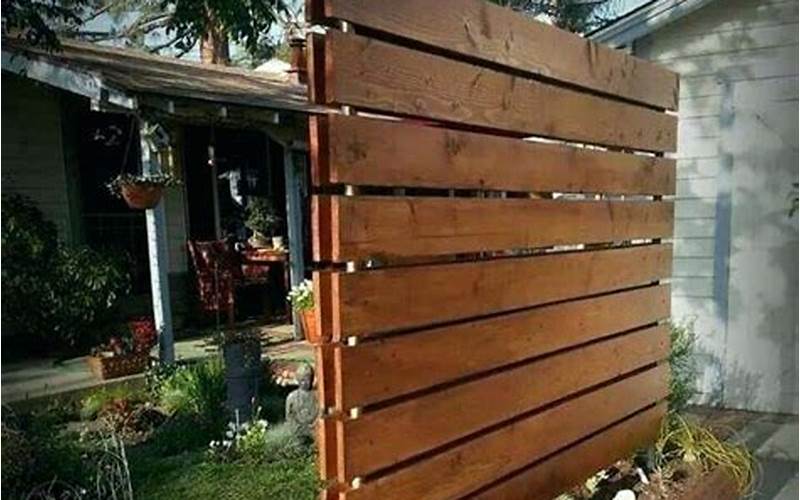 Diy Privacy Screen On Fence