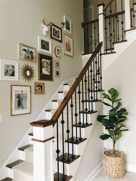 Diy Stair Wall Makeover: Transform Your Boring Staircase Into A Stunning Focal Point