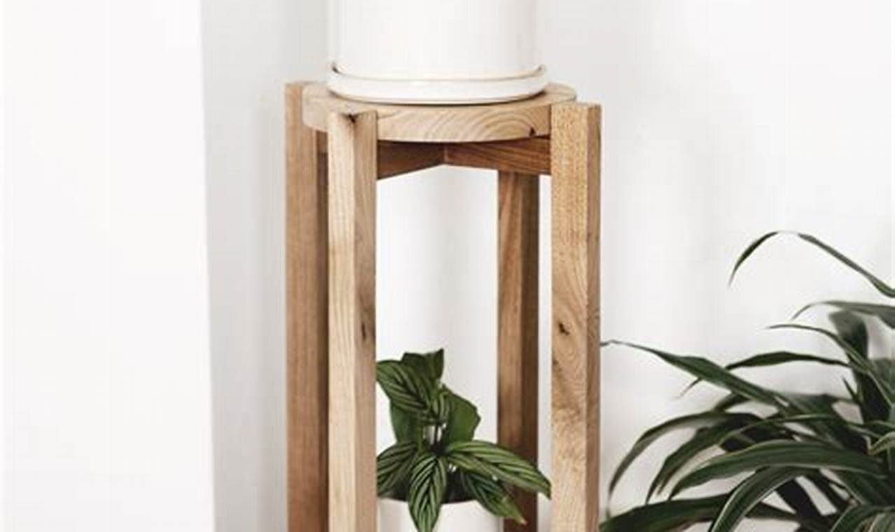 Diy Wood Plant Stand