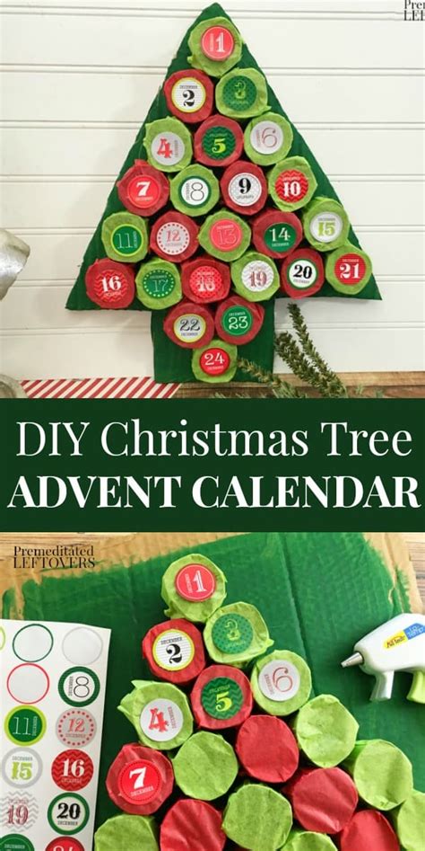Diy Advent Calendar Christmas Tree