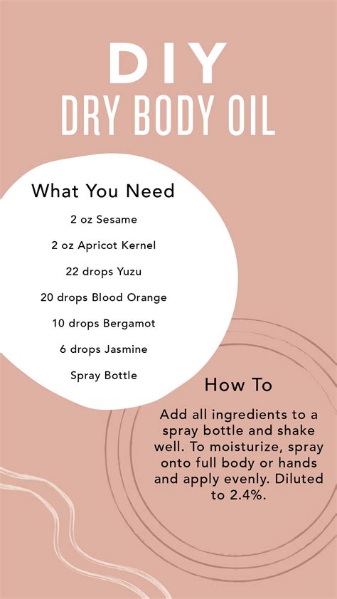 Radiant Glow: Create a Luxurious DIY Body Oil for Dry Skin