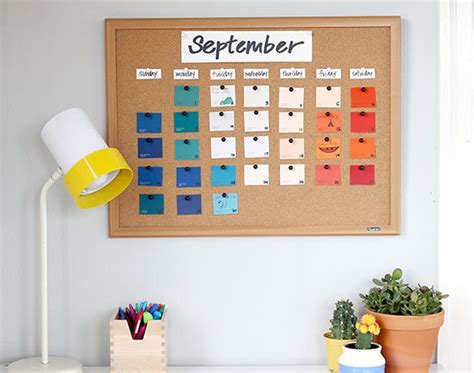 Diy Bulletin Board Calendar