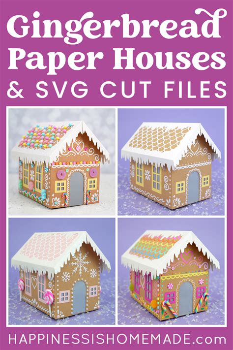 Diy Cardboard Gingerbread House Template