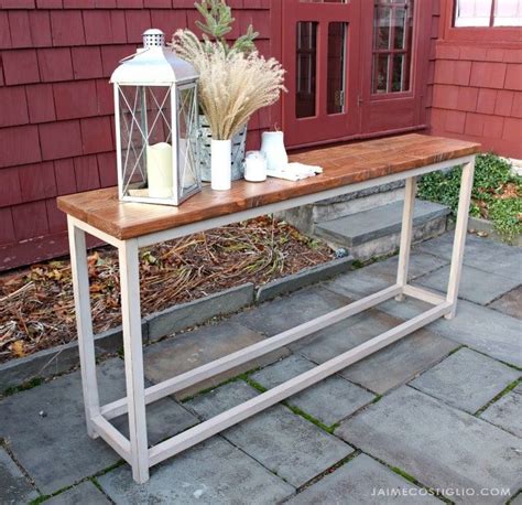 Diy Console Table Plans