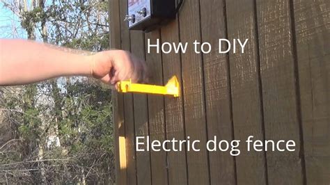 Diy Electric Fence For Dogs