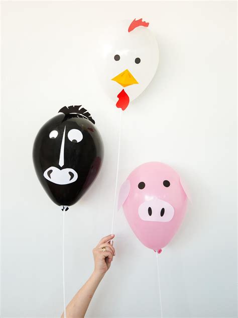Diy Farm Animal Balloons