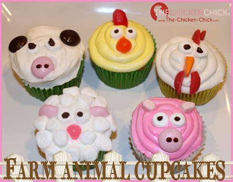 Diy Farm Animal Cupcakes