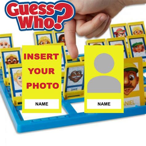 Diy Guess Who Template
