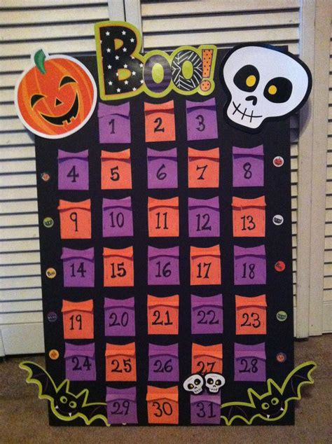 Diy Halloween Countdown Calendar
