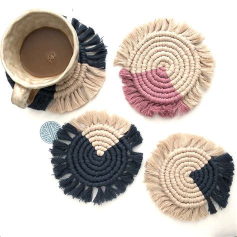 Diy Macrame Coasters