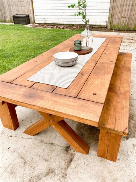 Diy Outdoor Farm Table