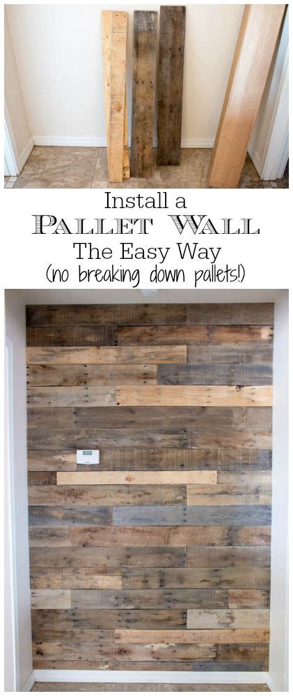 Diy Pallet Wall