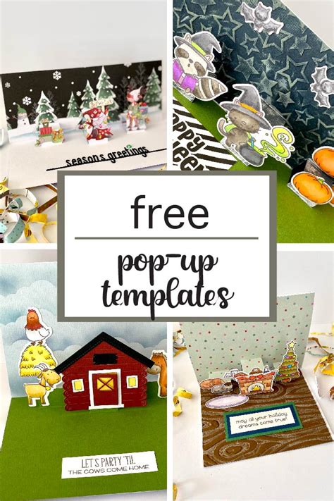 Diy Pop Up Cards Templates - Professional Sample Template