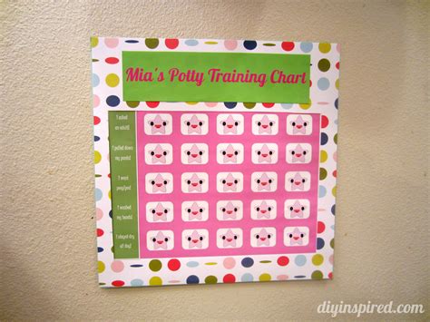 Diy Potty Training Reward Chart