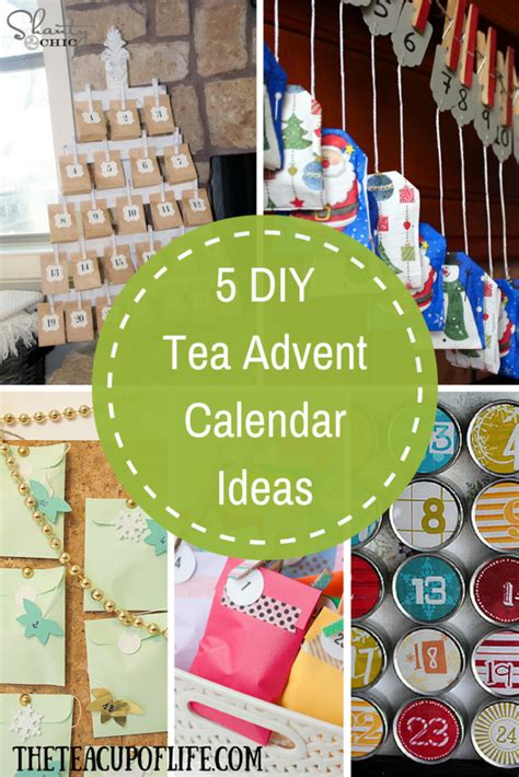 Diy Tea Advent Calendar