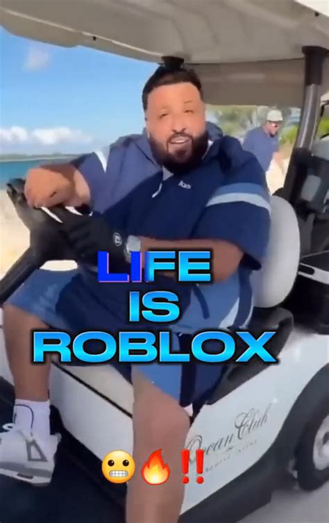 Dj Khaled in life there\'s Roblox meme - YouTube