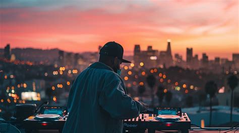 Dj at Sunset