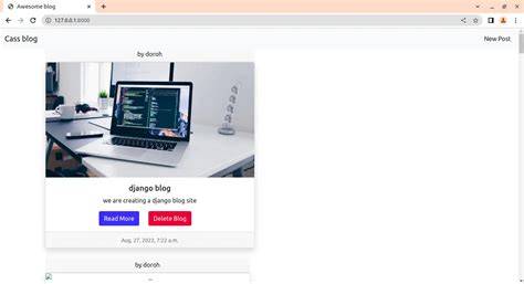Django Blog Site