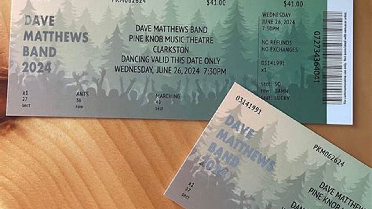 Dmb Concert Tickets 2024