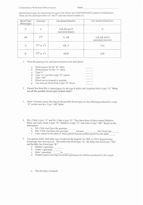 Dna Mutations Practice Worksheet Answer Key | TUTORE.ORG - Master of