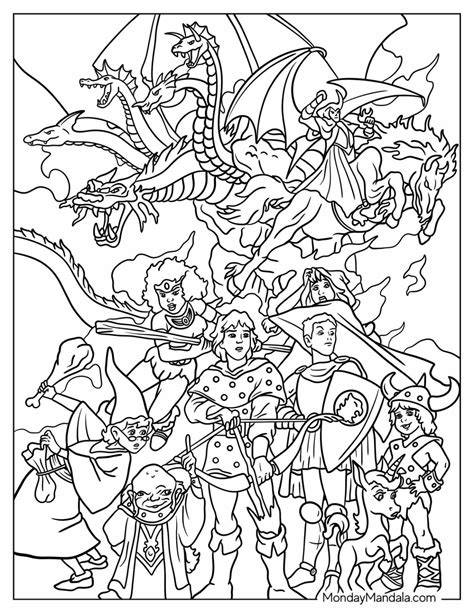 Dnd Coloring Page