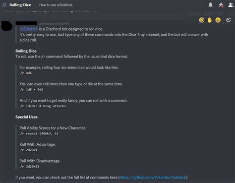 Dnd Discord Template