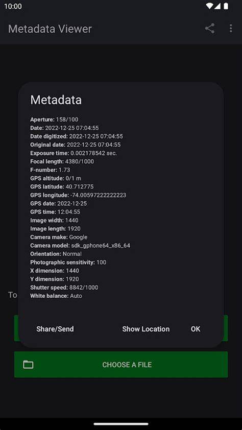 Does editing a screenshot change its metadata