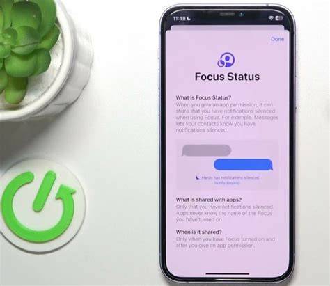 When Focus Status is visible and when it is not