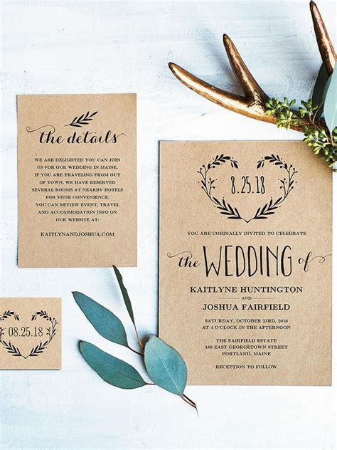 Do It Yourself Wedding Invitations The Ultimate Guide Pretty Designs