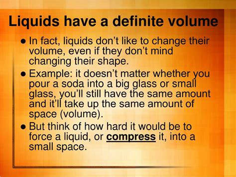 Fluid Fascination: Unveiling the Mystery of Whether Liquids Have a Fixed Volume