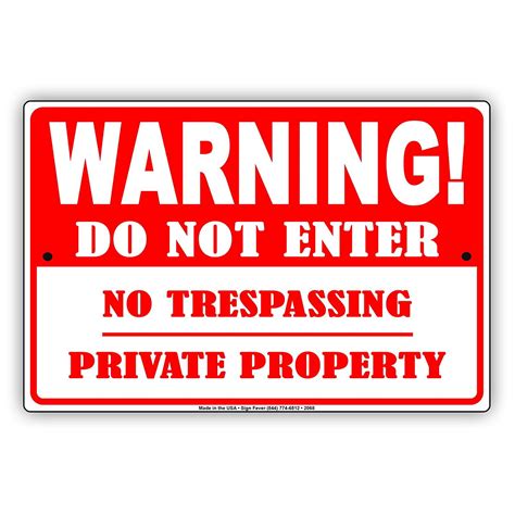 No Trespassing … 