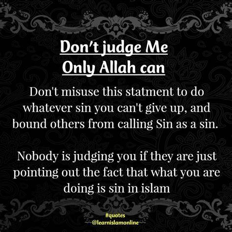 Do Not Judge Islam Quotes