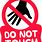 Do Not Touch Clip Art
