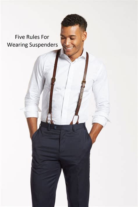 Do You Wear A Belt With Suspenders