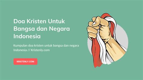 Doa Bangsa dan Negara Kristen Indonesia