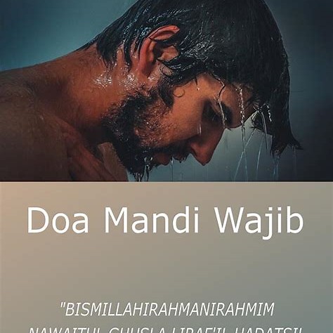 Doa Mandi Wajib Islam