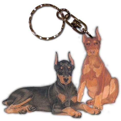 Brand Conversation Concepts Doberman Pinscher Keychain, Made of