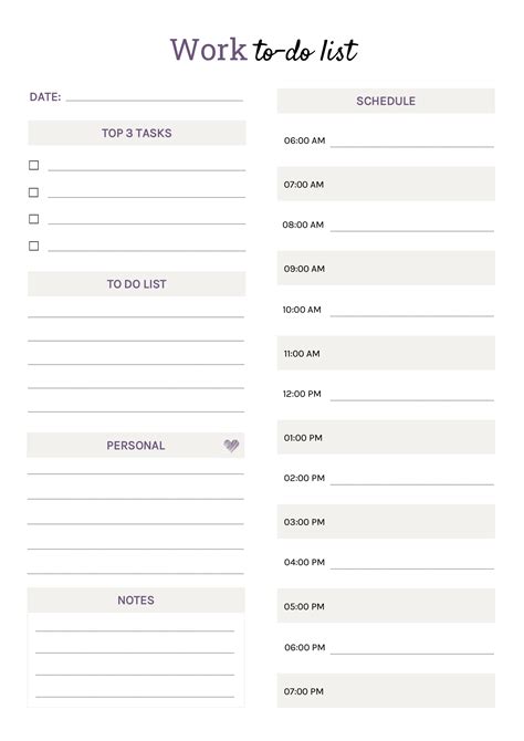 Docs To Do List Template