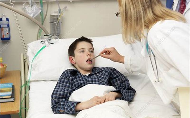 Doctor Examining Patient In A Hospital