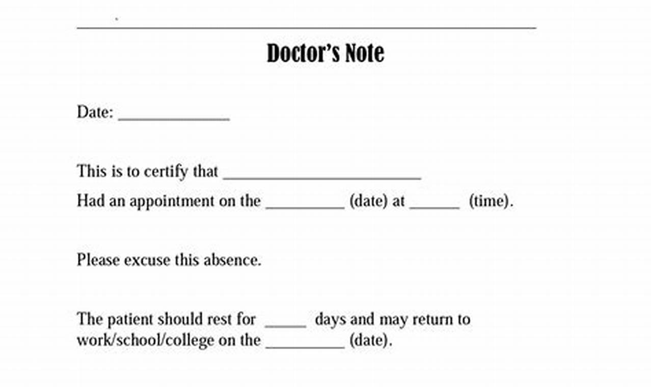 Doctor Note Format: A Comprehensive Guide to Medical Note-Taking