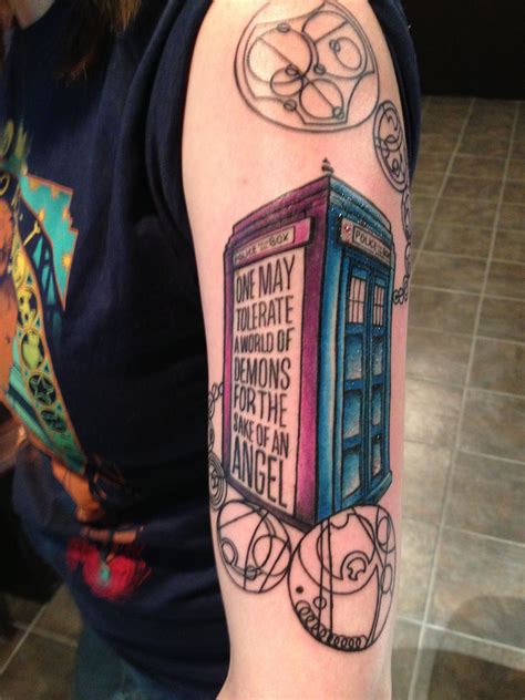 Doctor Who tattoo by stefan_tattoos at