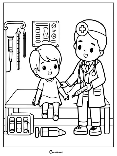 Doctor Coloring Sheet