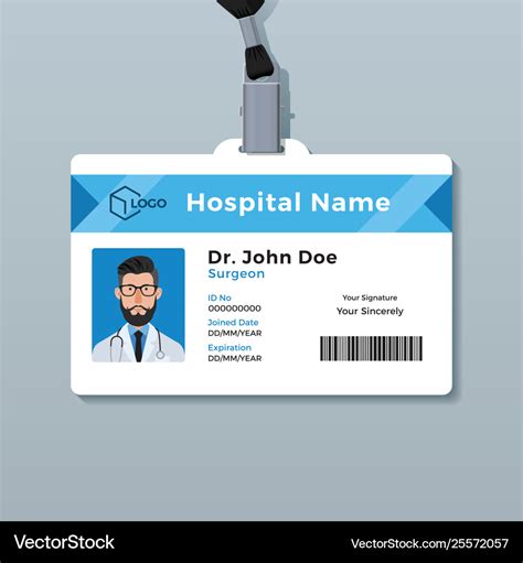 Doctor Id Card Template Free