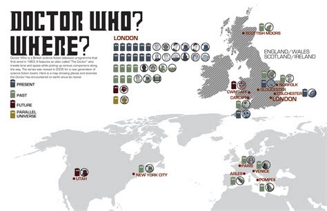 Doctor Who Filming Locations Map