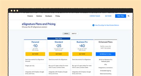 DocuSign: Pricing &amp; plans